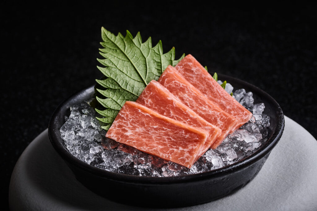 Wanda Fish makes waves with cultivated bluefin tuna toro sashimi